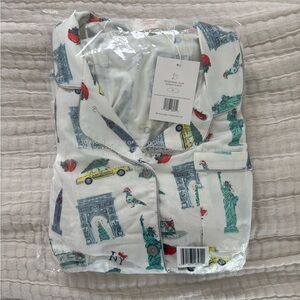 In My Sundays New York Print Pajama Set